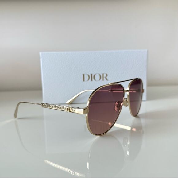 NWT!!! Christian DiorCannage A1U B0F2 aviator sunglasses Authentic Retail 580$ - Picture 2 of 13